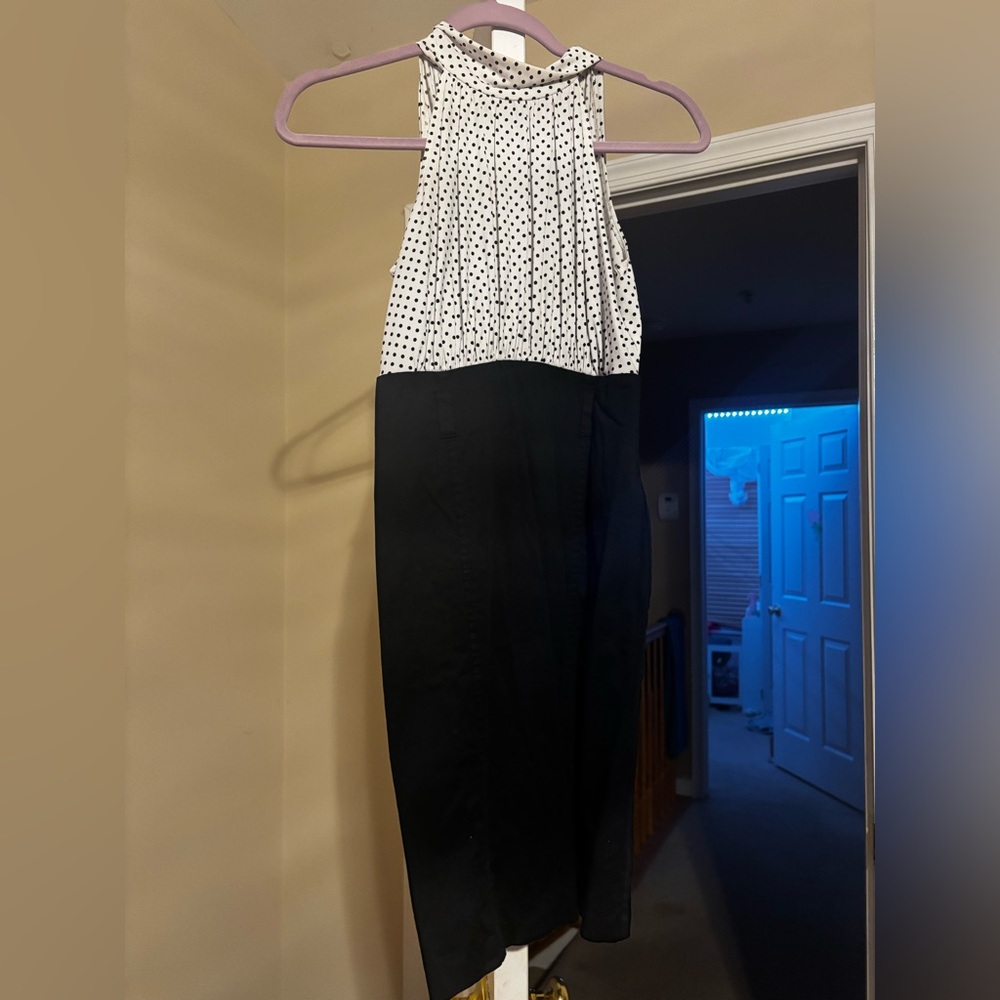Black and White Polka Dot Women's Skirt